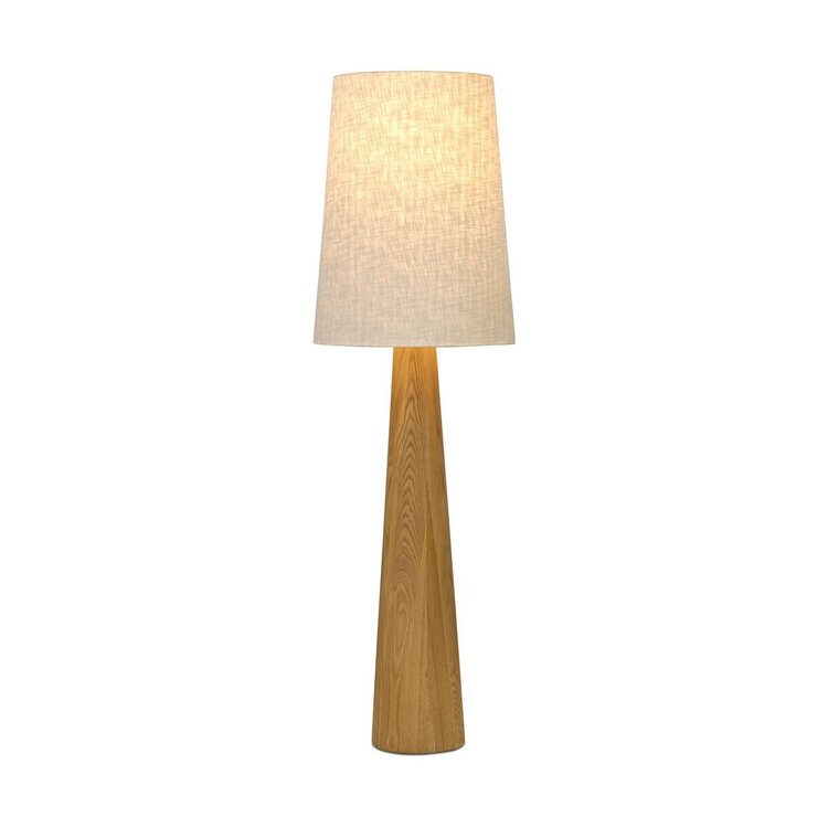 Four Hands Nora Drum Floor Lamp- Light Oak