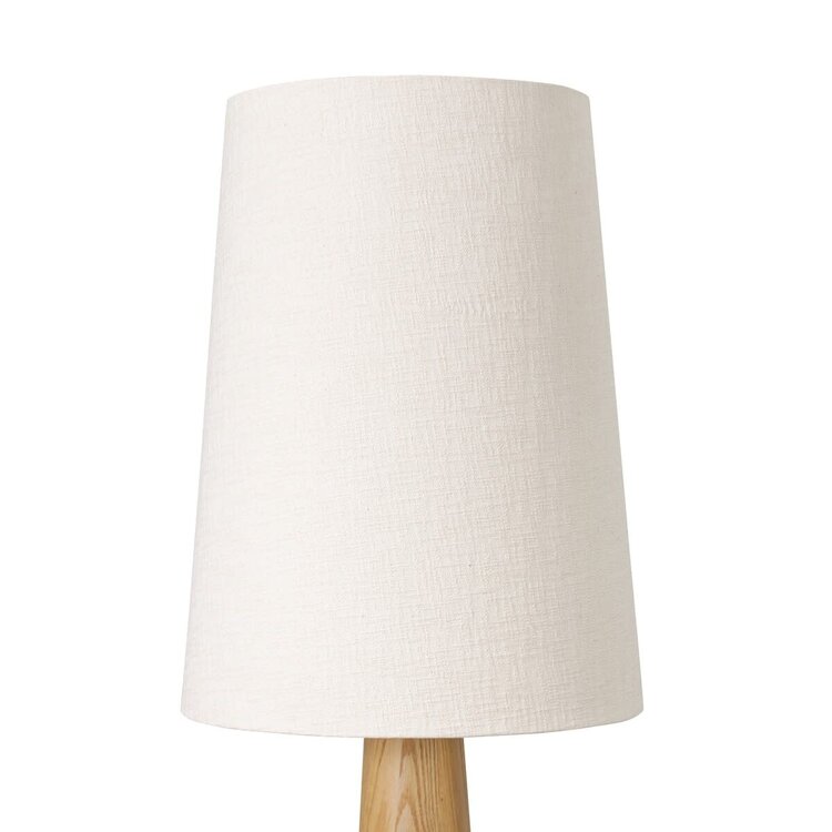 Four Hands Nora Drum Floor Lamp- Light Oak