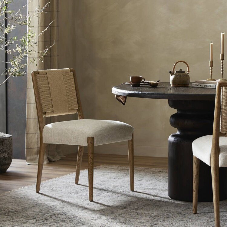 Four Hands Rothler Dining Chair- Alcala Wheat