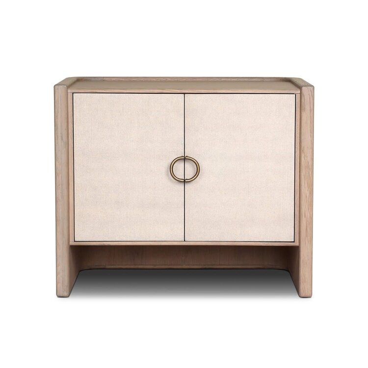 Four Hands Kiran Nightstand- Sandy Oak Veneer