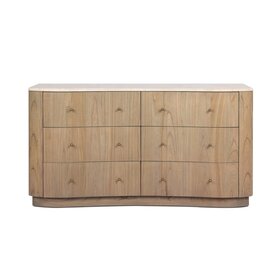 Four Hands Boa 6 Drawer Dresser- Sandy Mindi Veneer