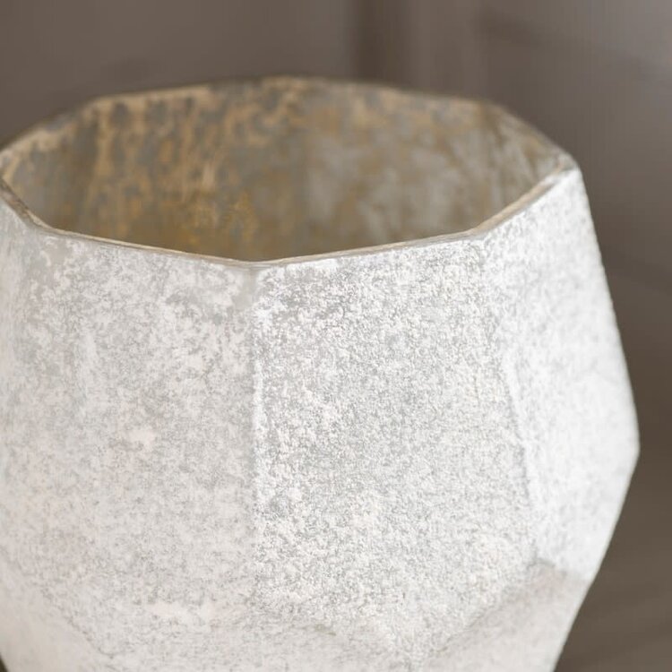 Medallion Glass Vase-