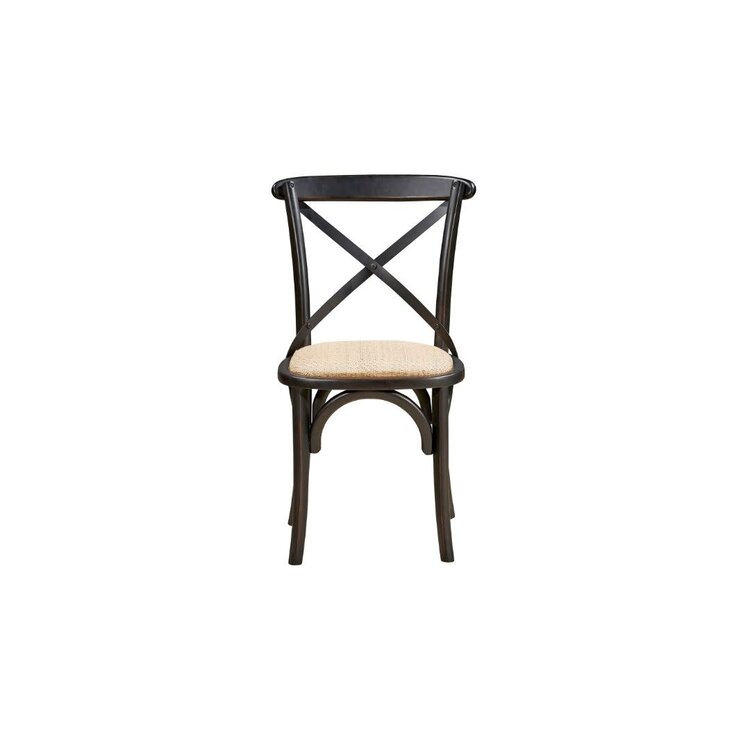 Southern Sky X Back Dining Chair- Black
