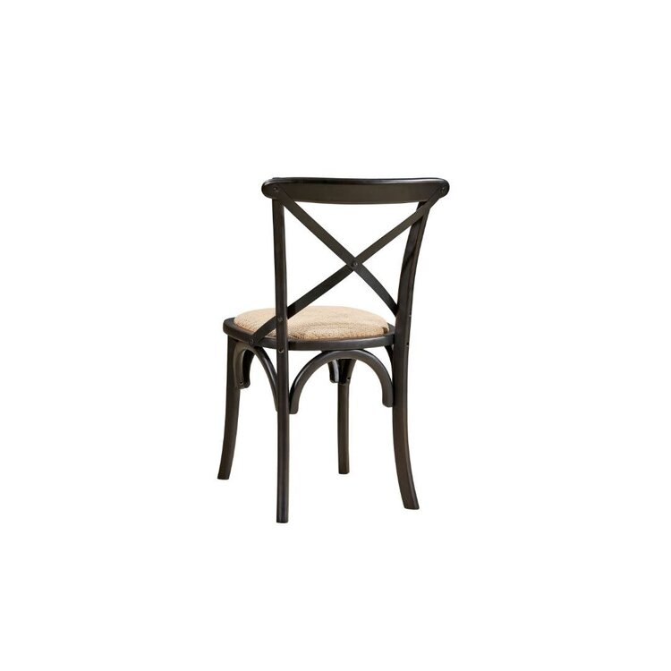 Southern Sky X Back Dining Chair- Black