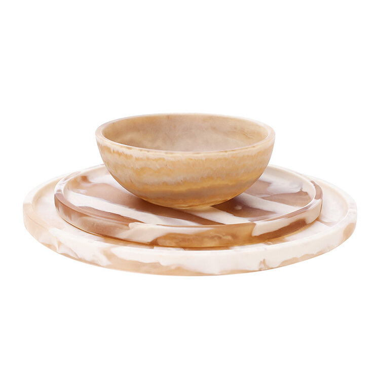 Jes & Gray Cassidy Plate- Linen Large