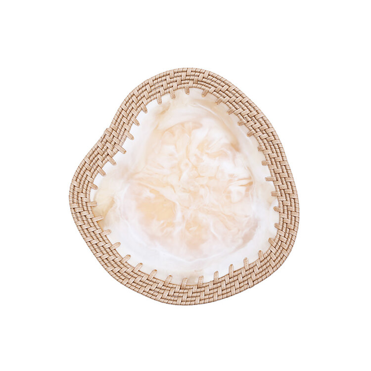 Jes & Gray Adler Abstract Bowl- Cream