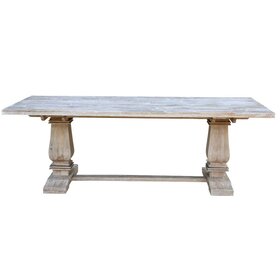 Southern Sky Bedford Dining Table- New White Wash
