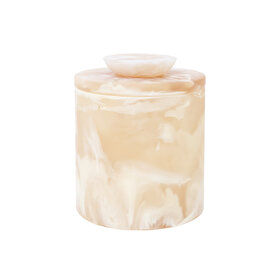 Jes & Gray Solace Canister- Caramel w/ Cream Handle