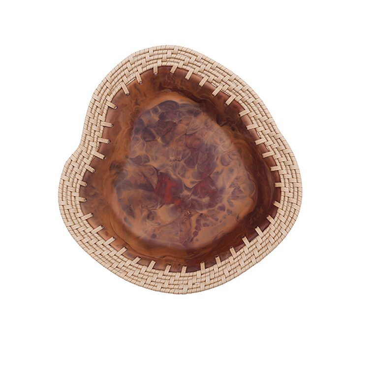 Jes & Gray Adler Abstract Bowl- Tortoise