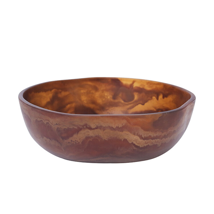 Jes & Gray Ledger Bowl- Mocha