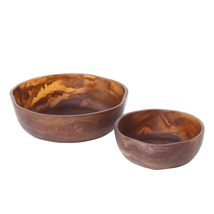 Jes & Gray Ledger Bowl- Mocha