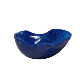 Blue Resin Fruit Bowl
