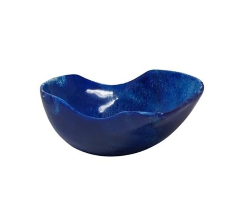 Blue Resin Fruit Bowl