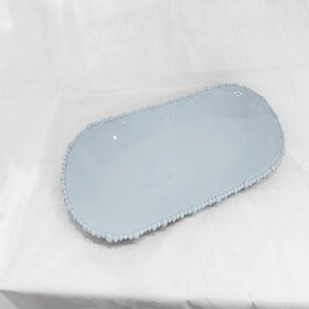 VIDA Alegria Large Oval Platter- Blue