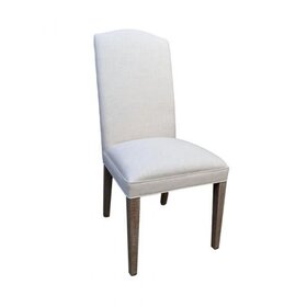 Camelback Side Chair- Natural Ecru