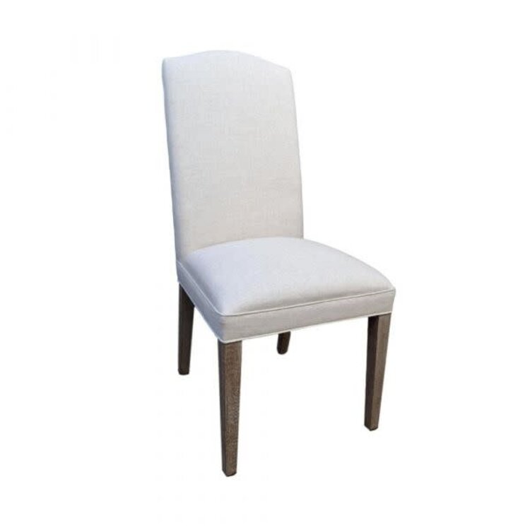 Camelback Side Chair- Natural Ecru