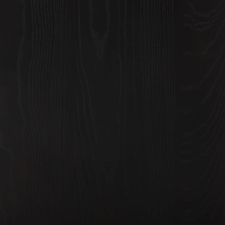 Four Hands Caspian Nightstand- Black Ash Veneer