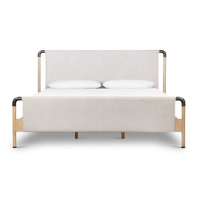 Four Hands Harriett Bed, King Gibson Wheat