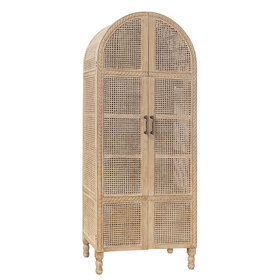 Beyond Borders Juni Armoire Cabinet- Weathered Barrel