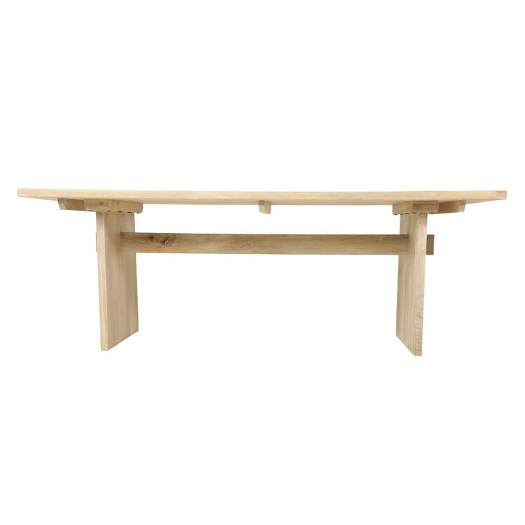 Jes & Gray 84" Wren Dining Table- Sand Stone