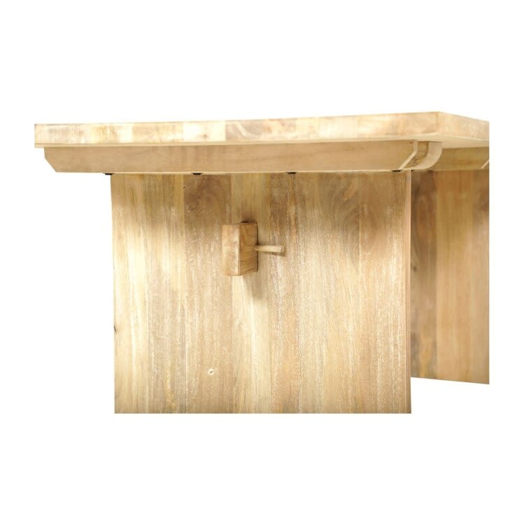 Jes & Gray 84" Wren Dining Table- Sand Stone