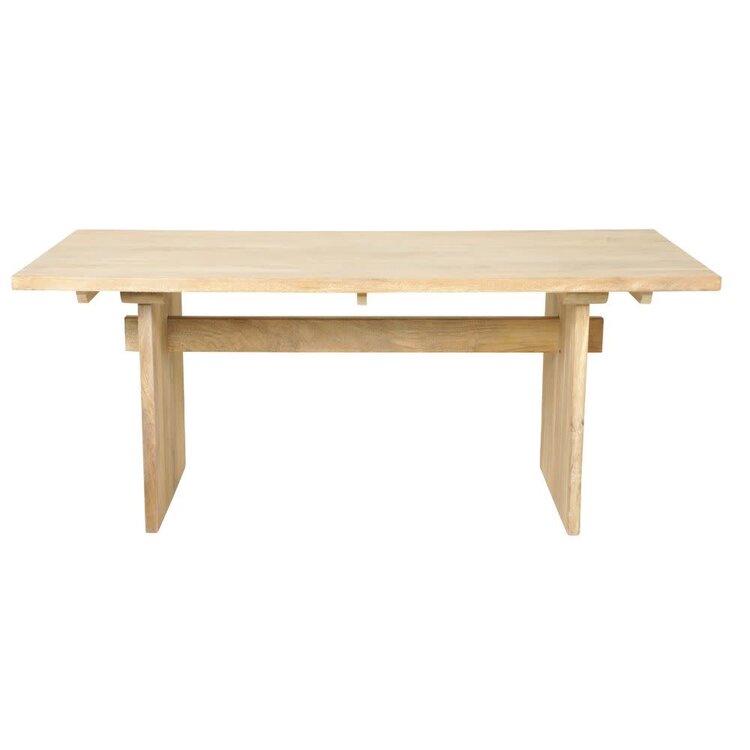 Jes & Gray 72" Wren Dining Table- Sand Stone