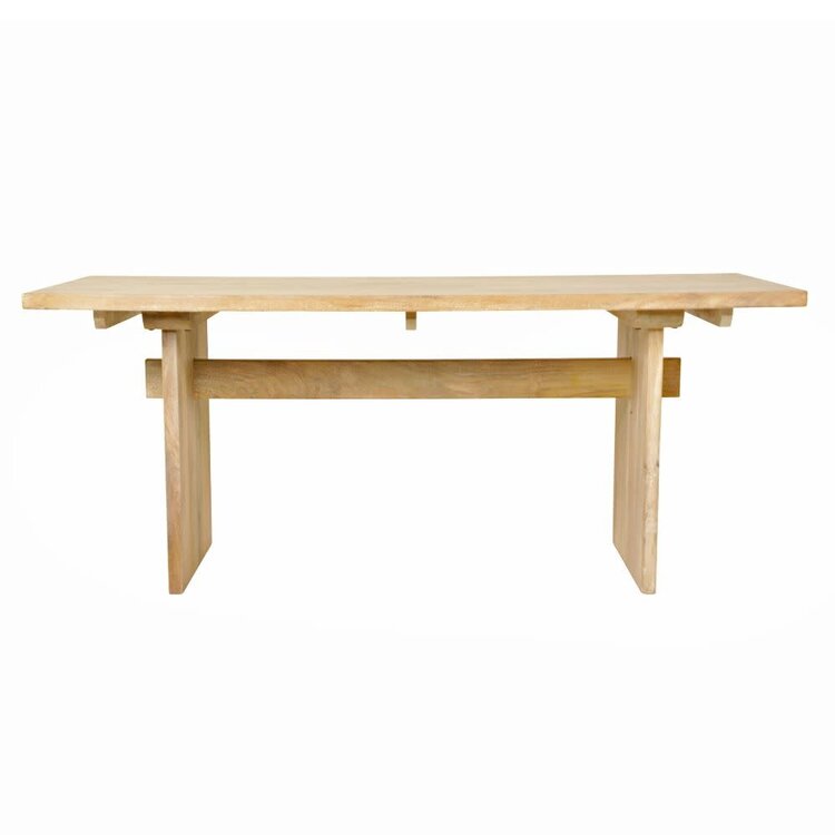 Jes & Gray 72" Wren Dining Table- Sand Stone