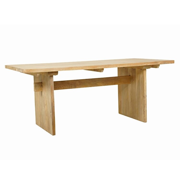 Jes & Gray 72" Wren Dining Table- Sand Stone