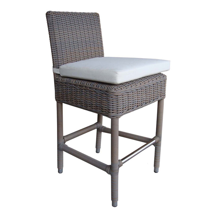 Padmas Boca Outdoor Counter Stool- Kubu Grey