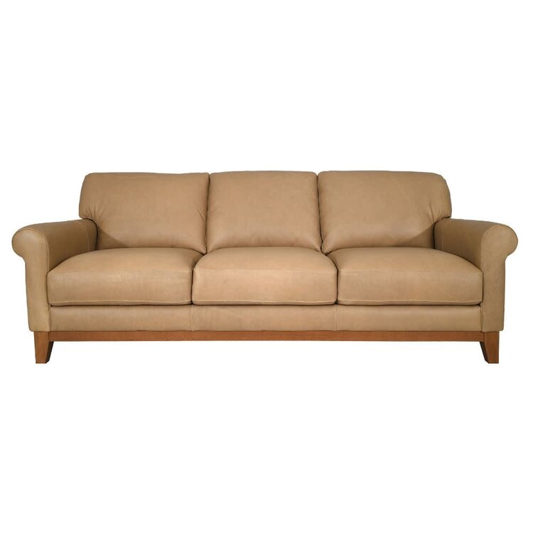 Atelier Home Marco Sofa- Verona Khaky/Walnut