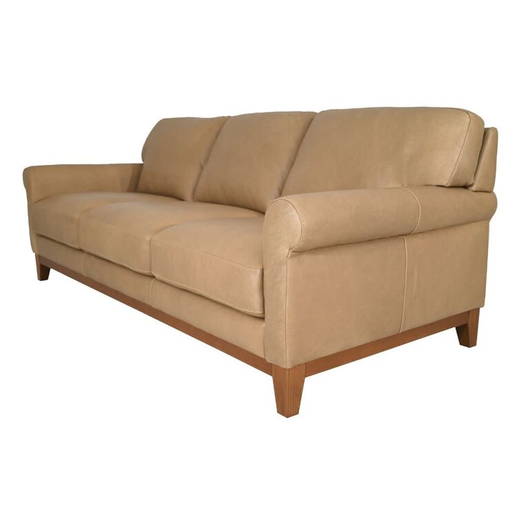 Atelier Home Marco Sofa- Verona Khaky/Walnut