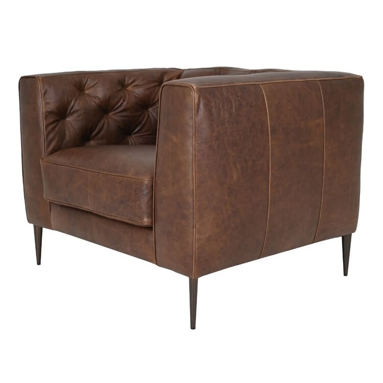 Atelier Home Dante Leather Lounge Chair