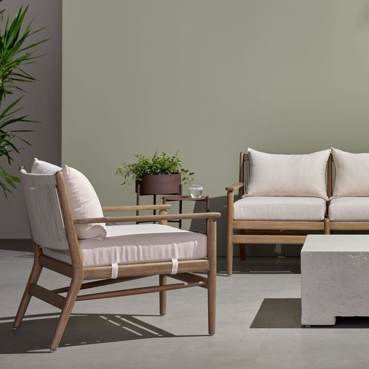 Four Hands Rosen Outdoor Chair- Lakin Oat