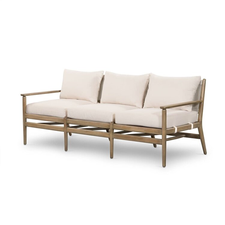 Four Hands 73" Rosen Outdoor Sofa- Lakin Oat