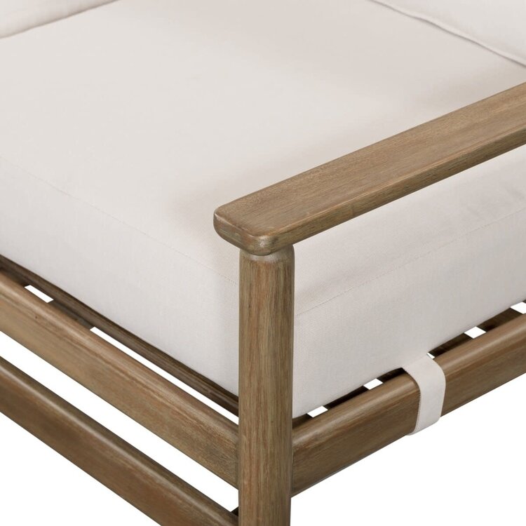 Four Hands 73" Rosen Outdoor Sofa- Lakin Oat