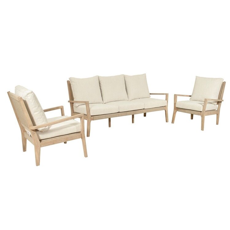 Ciera Outdoor Club Chair- Acacia, PP Rope