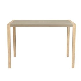 Ciera Outdoor Counter Height Table- Acacia, Duralcrete
