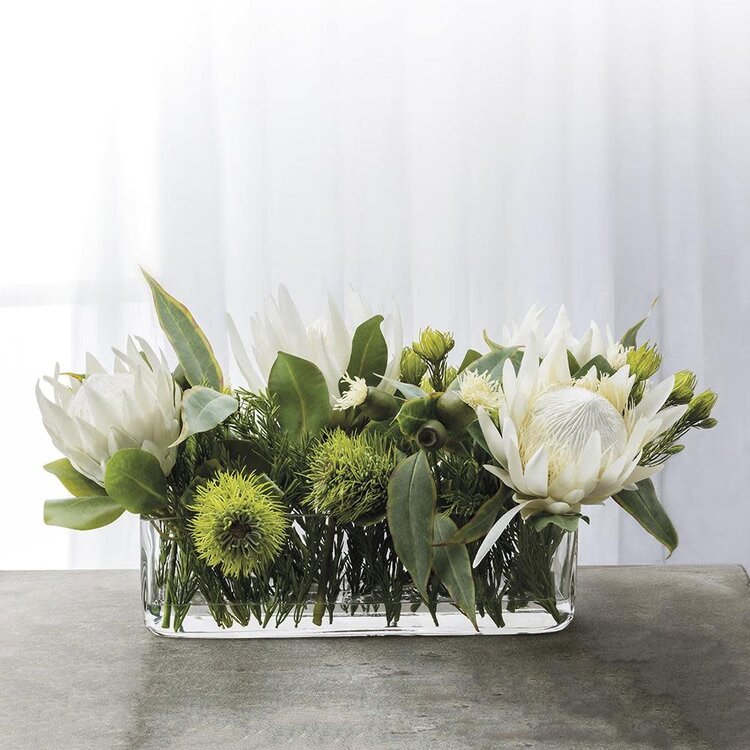 Protea/Eucalyptus/Wolly in Vase