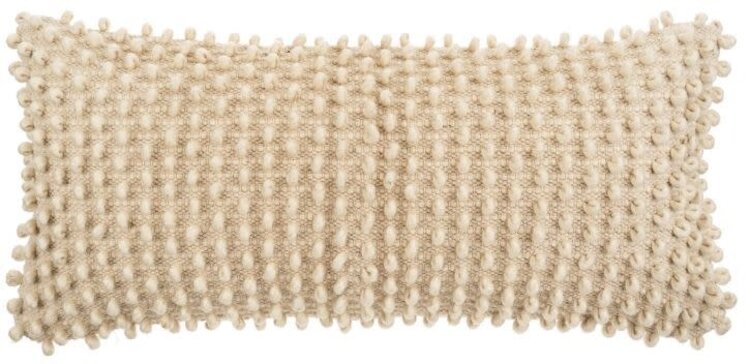 Wool Loop Pillow, 14" x 31"