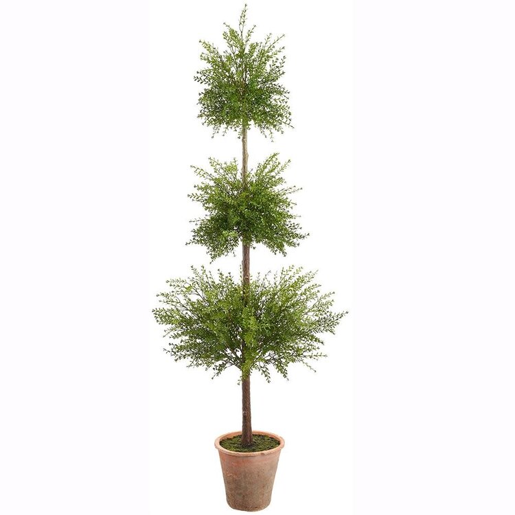 68" UV Protected Myrtle Triple-Ball Topiary