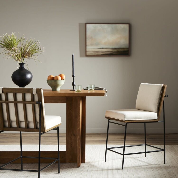 Four Hands Crete Counter Stool- Savile Flax