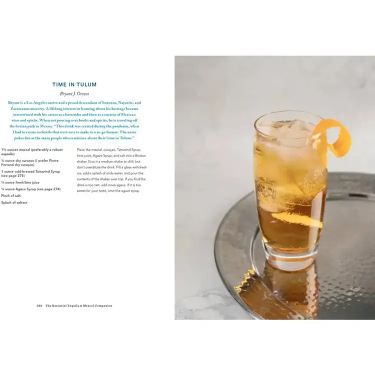 Essential Tequila & Mezcal Companion Cocktail Book