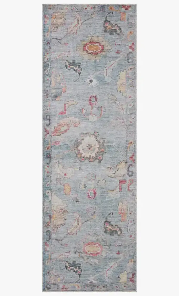 Elysium-ELY-04 Denim/Multi 7'6" x 9'6"