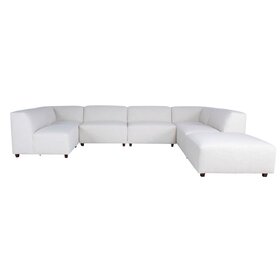 Jes & Gray Braxton Sectional- Lola Magnolia (3 Armless / 2 Corner)
