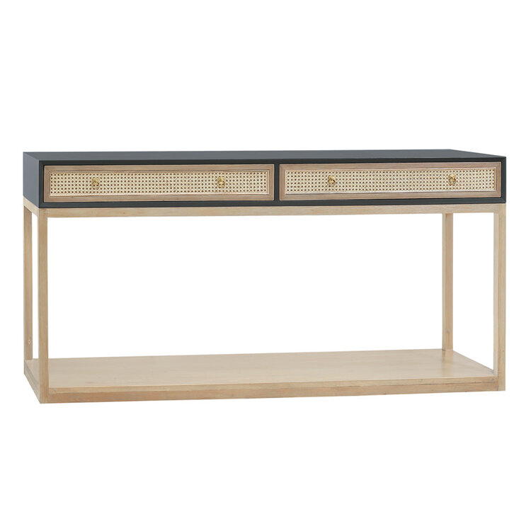 Beyond Borders Alana Long Console- Weathered Gray Body / Dark Gray Top