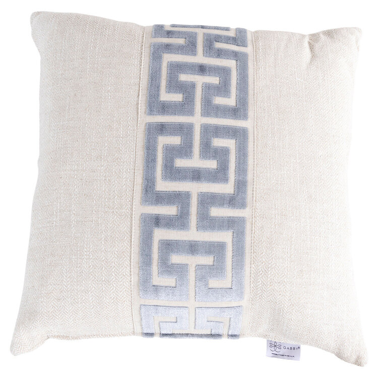 Hanoi Ivory Feather, 22" x 22"