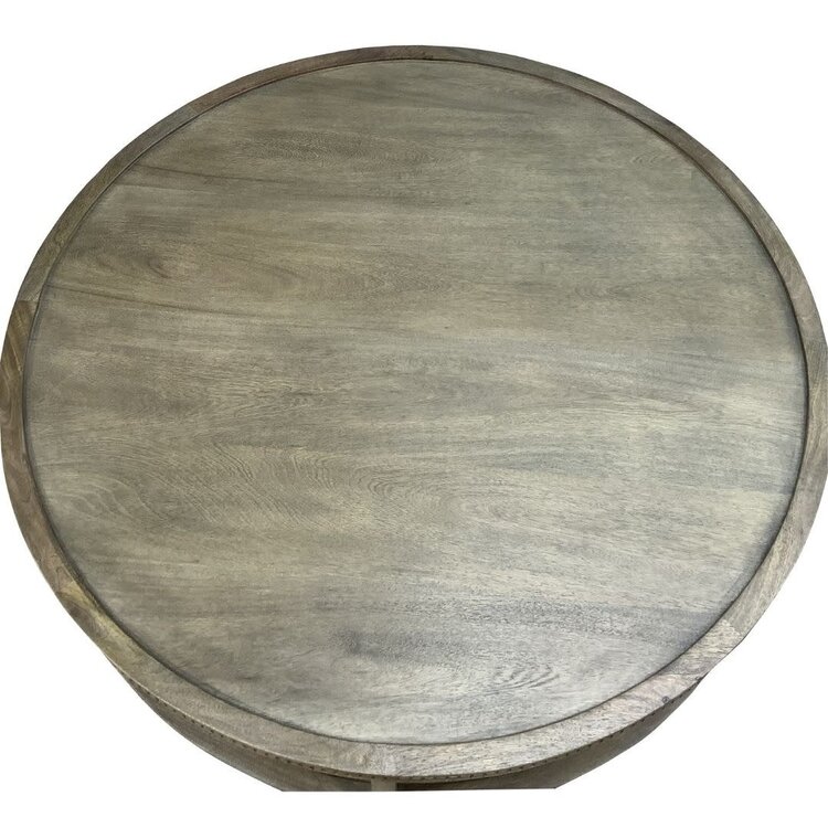 Southern Sky Taylor 48" Round Coffee Table- Fawn Brown