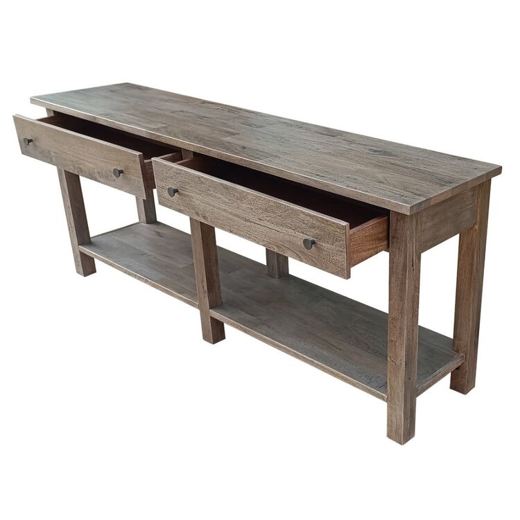 Southern Sky Baxter 72" Console Table- Distressed Fawn Brown