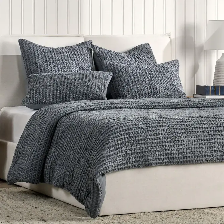 Colmar Quilt ONLY, Marina Blue Queen