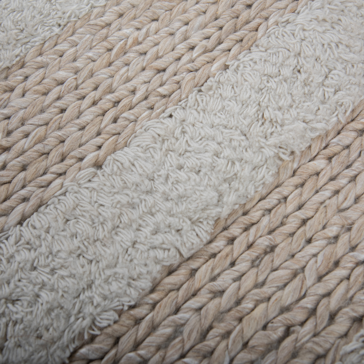 Threads Republic Ria Rug Collection, Beige 3' x 10'